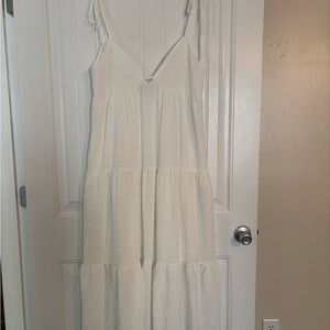 Lulu's White Maxi Dress